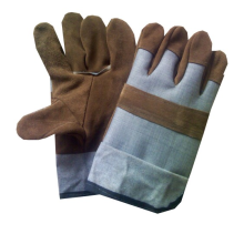 胶州鸿润劳保用品厂-牛二层半皮全皮电焊劳保防护手套